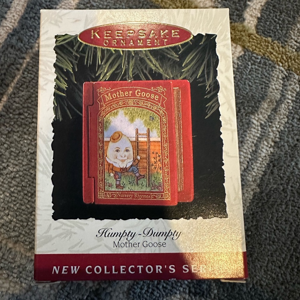 Hallmark Keepsake ornament, Humpty Dumpty 1993